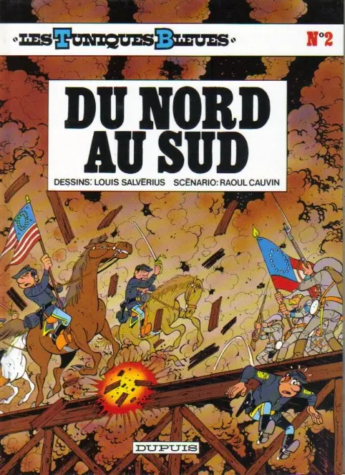 Couverture de l'album Les Tuniques Bleues Tome 2 Du nord au sud