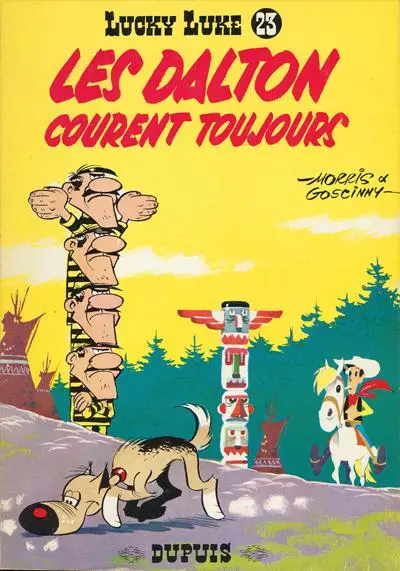 Couverture de l'album Lucky Luke Tome 23 Les Dalton courent toujours