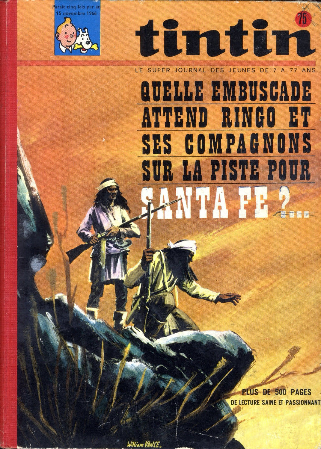 Couverture de l'album Tintin Tome 75
