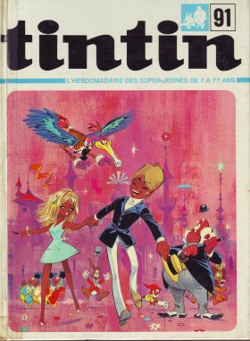 Couverture de l'album Tintin Tome 91 Tintin album du journal (n° 1211 à 1223)