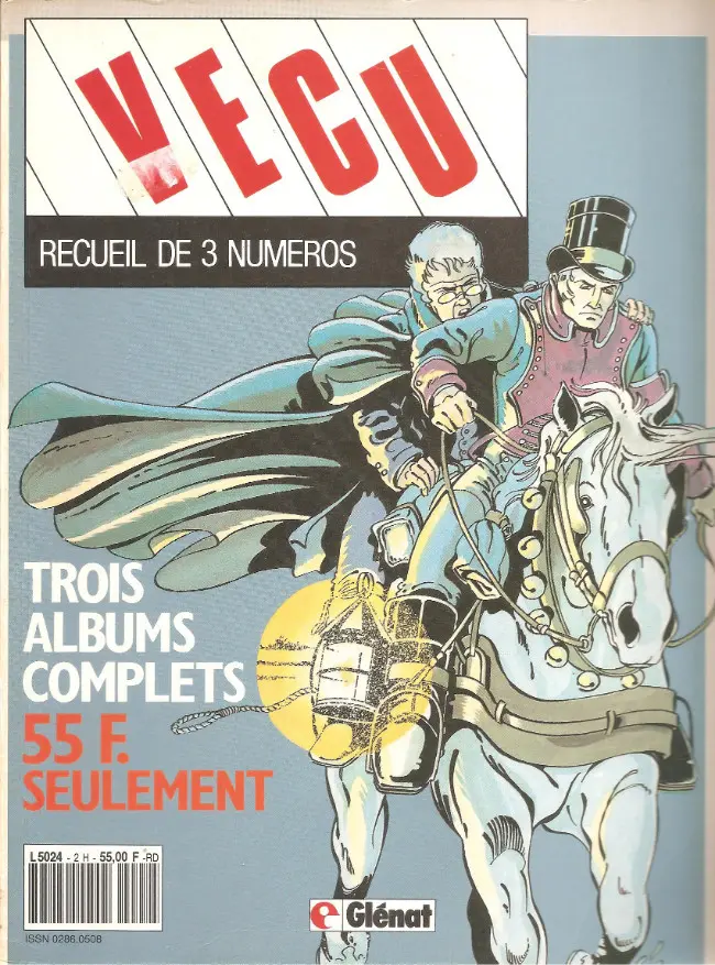 Couverture de l'album Vécu Album N° 10 Recueil des numéros 42-43-44