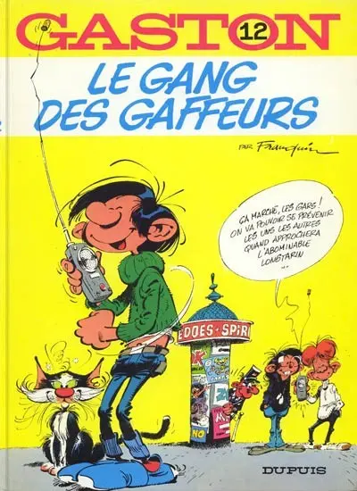 Couverture de l'album Gaston Tome 12 Le Gang des gaffeurs