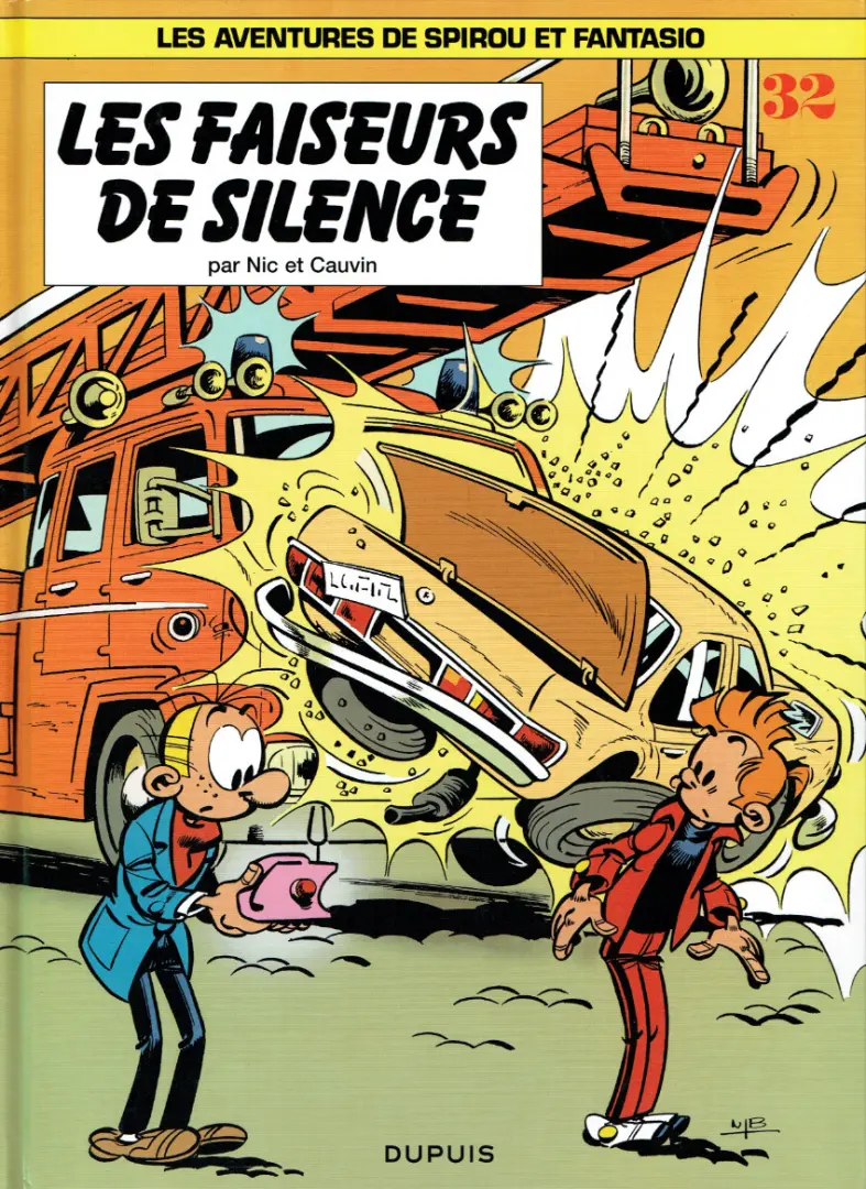 Couverture de l'album Spirou et Fantasio Tome 32 Les faiseurs de silence
