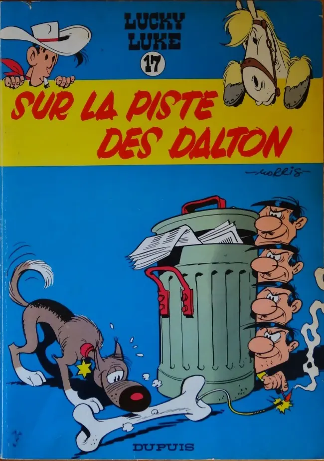 Couverture de l'album Lucky Luke Tome 17 Sur la piste des Dalton