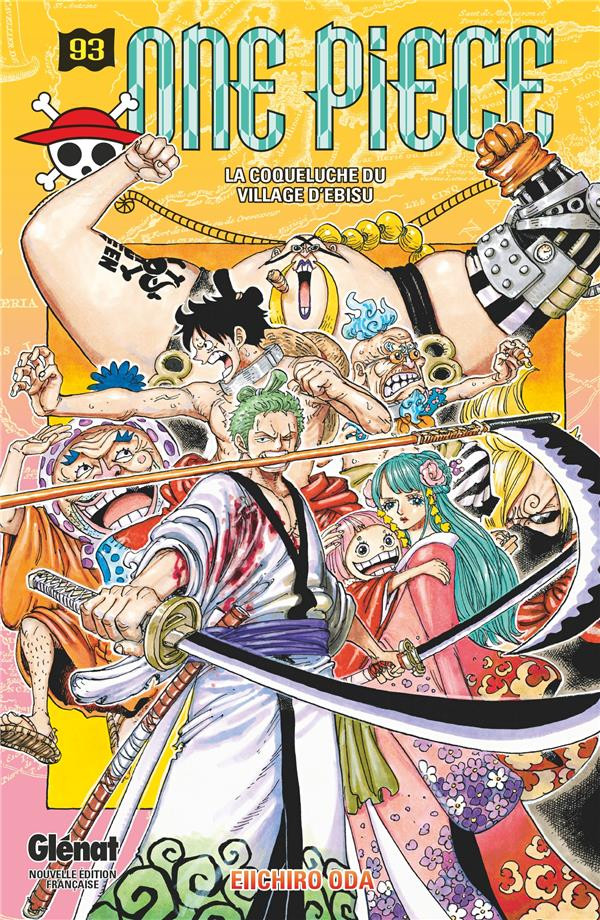 Couverture de l'album One Piece Tome 93 La coqueluche du village d'Ebisu