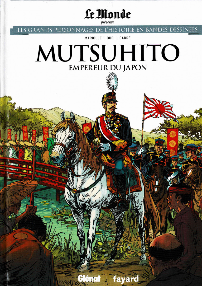 Couverture de l'album Les grands personnages de l'Histoire en bandes dessinées Tome 39 Mutsuhito, empereur du Japon