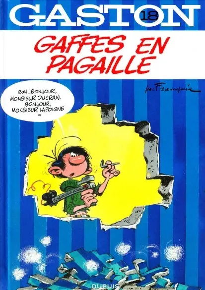 Couverture de l'album Gaston Tome 18 Gaffes en pagaille