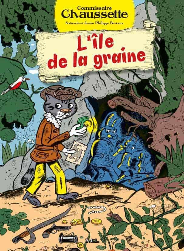 Couverture de l'album Les enquêtes du Commissaire Chaussette 1 L'île de la graine