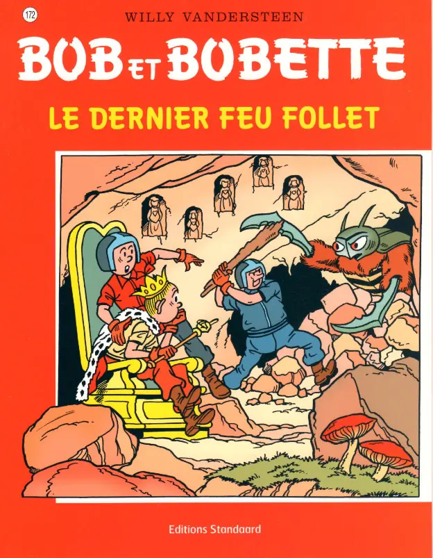 Couverture de l'album Bob et Bobette Tome 172 Le dernier feu follet