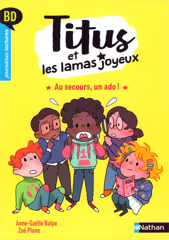 Couverture de l'album Titus et les lamas joyeux 2 Au Secours, un Ado !