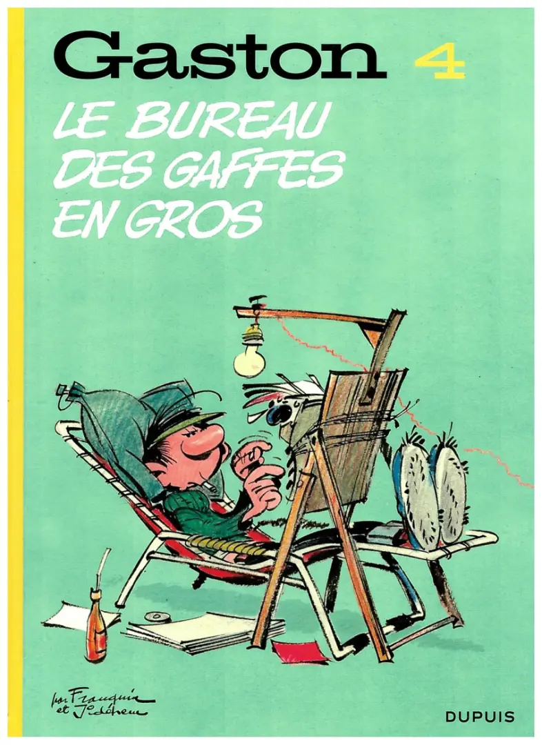 Couverture de l'album Gaston Tome 4 Le bureau des gaffes en gros
