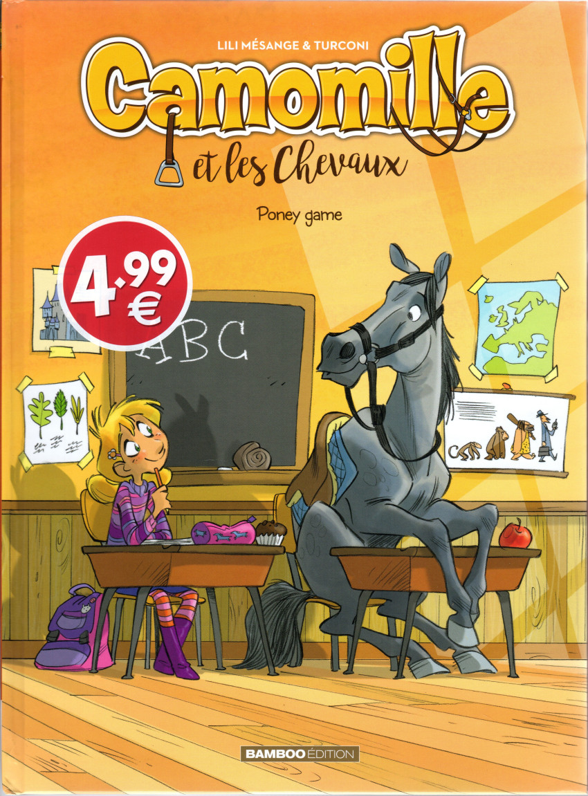 Couverture de l'album Camomille et les chevaux Tome 3 Poney game