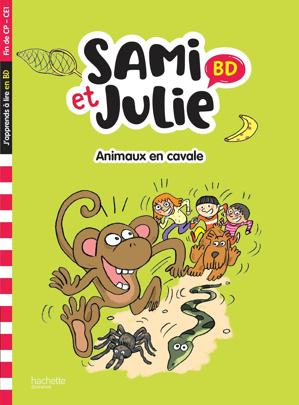 Couverture de l'album Sami et Julie Animaux en cavale