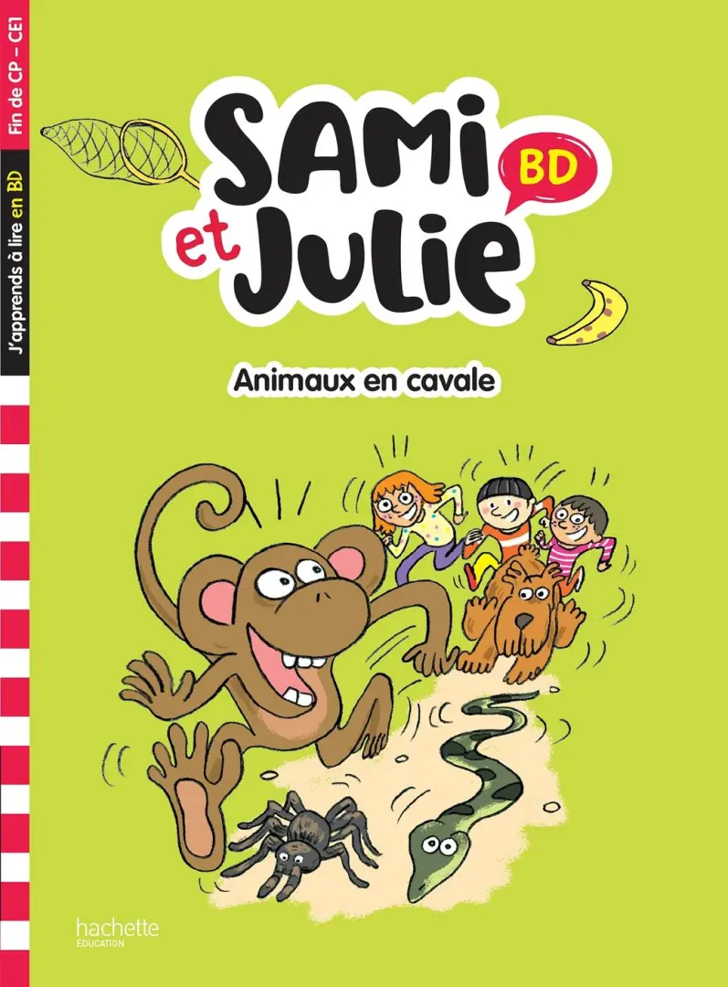 Couverture de l'album Sami et Julie Animaux en cavale