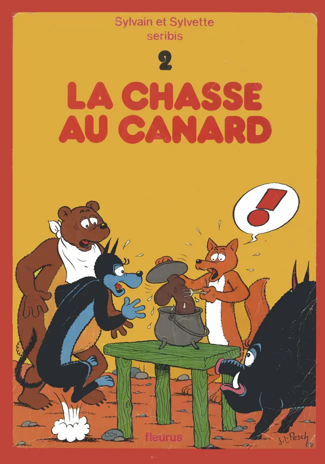 Couverture de l'album Sylvain et Sylvette Tome 2 La chasse au canard