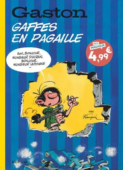 Couverture de l'album Gaston Tome 10 Gaffes en pagaille