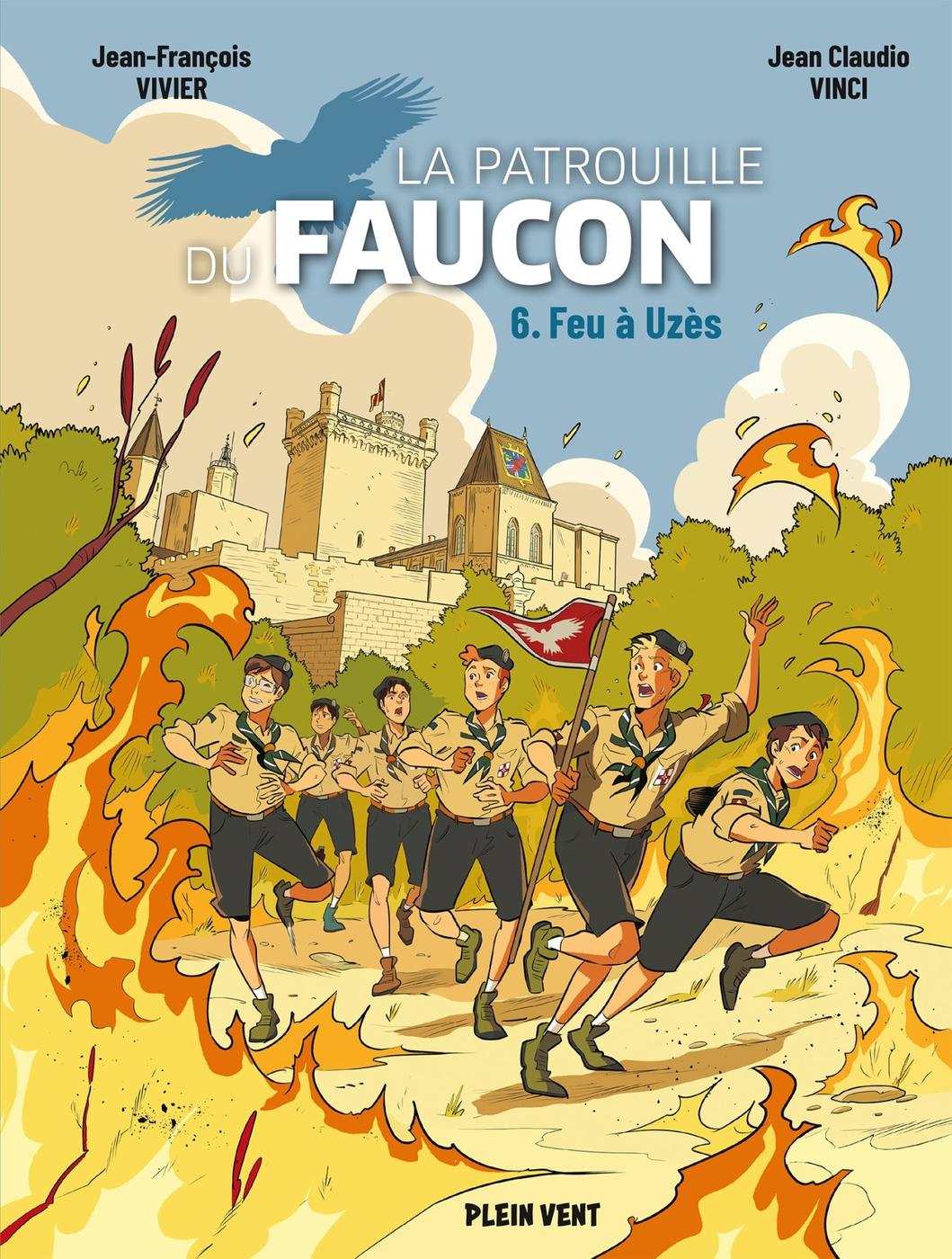 Couverture de l'album La patrouille du faucon 6 Feu à Uzès