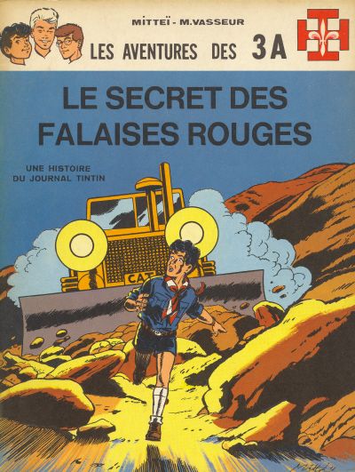 Couverture de l'album Les aventures des 3 A Tome 3 Le secret des falaises rouges
