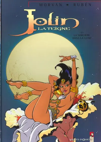 Couverture de l'album Jolin la teigne Tome 2 La sorcière dans la lune