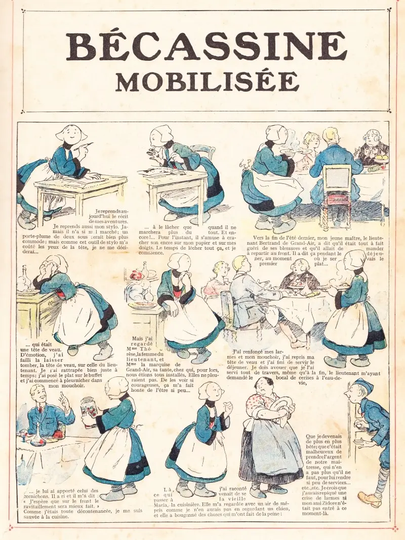 Planche de l'album Bécassine Tome 4 Bécassine mobilisée