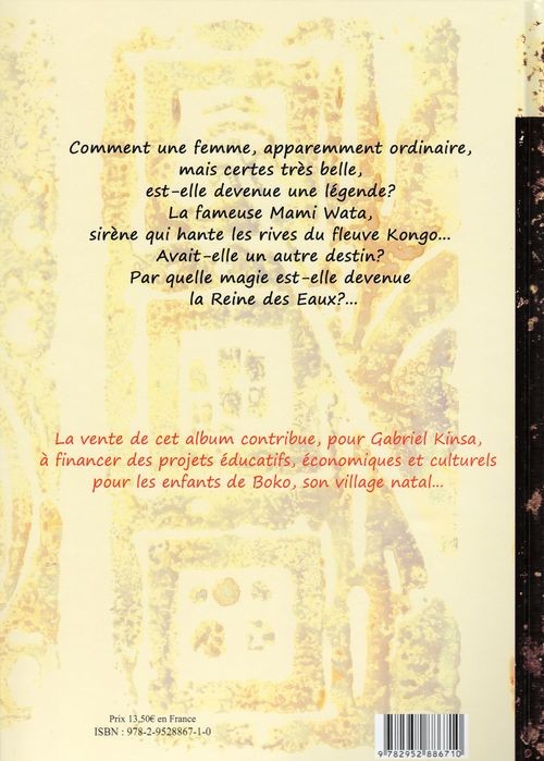 Verso de l'album La Reine des Eaux