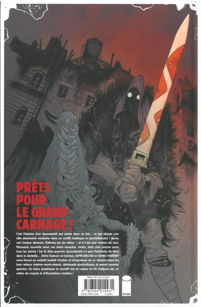 Verso de l'album Rumble Tome 1 La Couleur des ténèbres