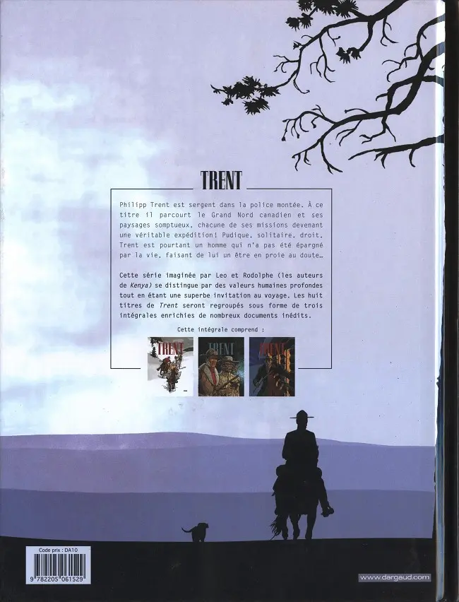 Verso de l'album Trent Intégrale 2/3