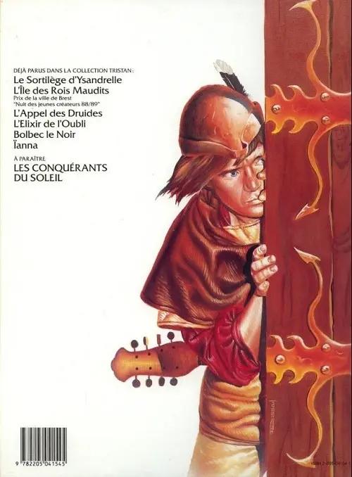Verso de l'album Tristan le Ménestrel Tome 6 Ïanna