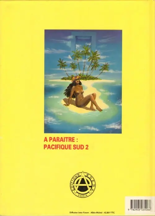 Verso de l'album Une aventure de Vic Voyage Tome 3 Pacifique Sud I