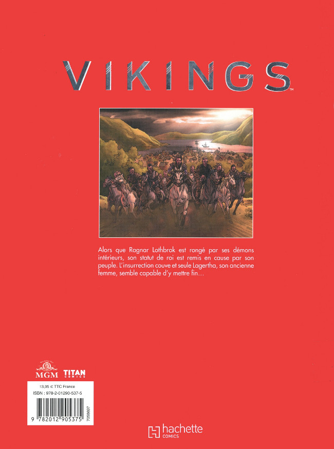 Verso de l'album Vikings Tome 2 Insurrection