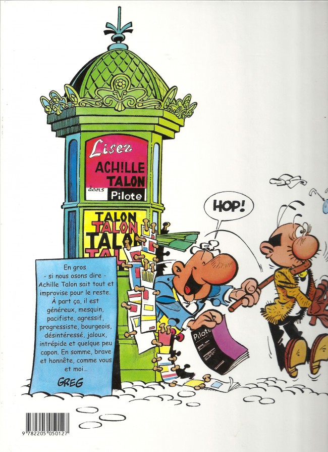 Verso de l'album Achille Talon Tome 4 Achille Talon... mon fils à moi !