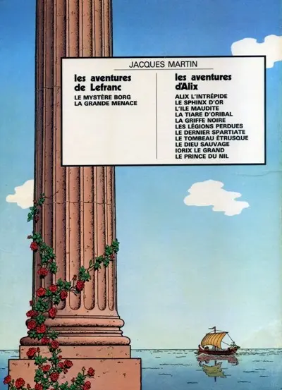Verso de l'album Alix Tome 7 Le Dernier Spartiate