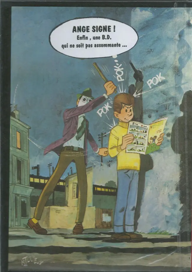 Verso de l'album Ange Signe Tome 1 La grotte au démon vert