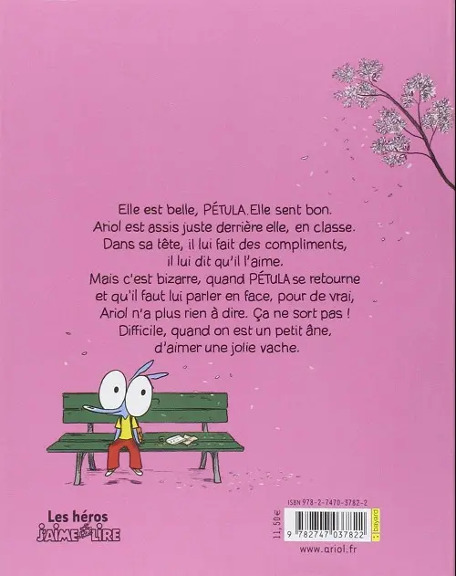 Verso de l'album Ariol Tome 4 Une jolie vache