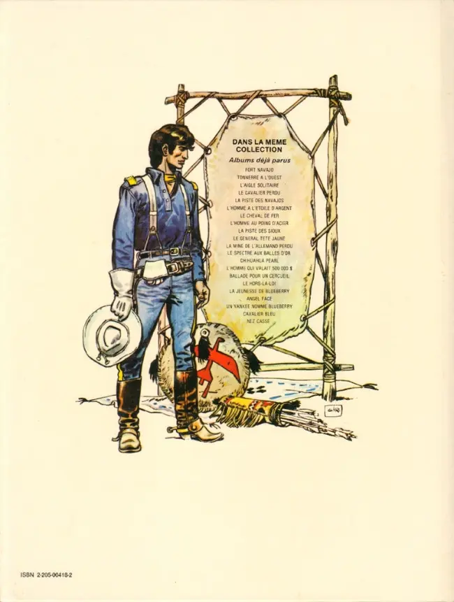 Verso de l'album Blueberry Tome 6 L'homme à l'étoile d'argent
