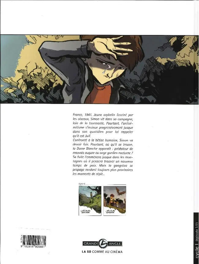 Verso de l'album L'Envolée sauvage Tome 1 La Dame blanche