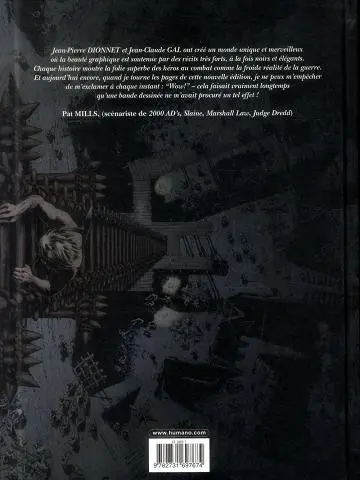 Verso de l'album Épopées fantastiques