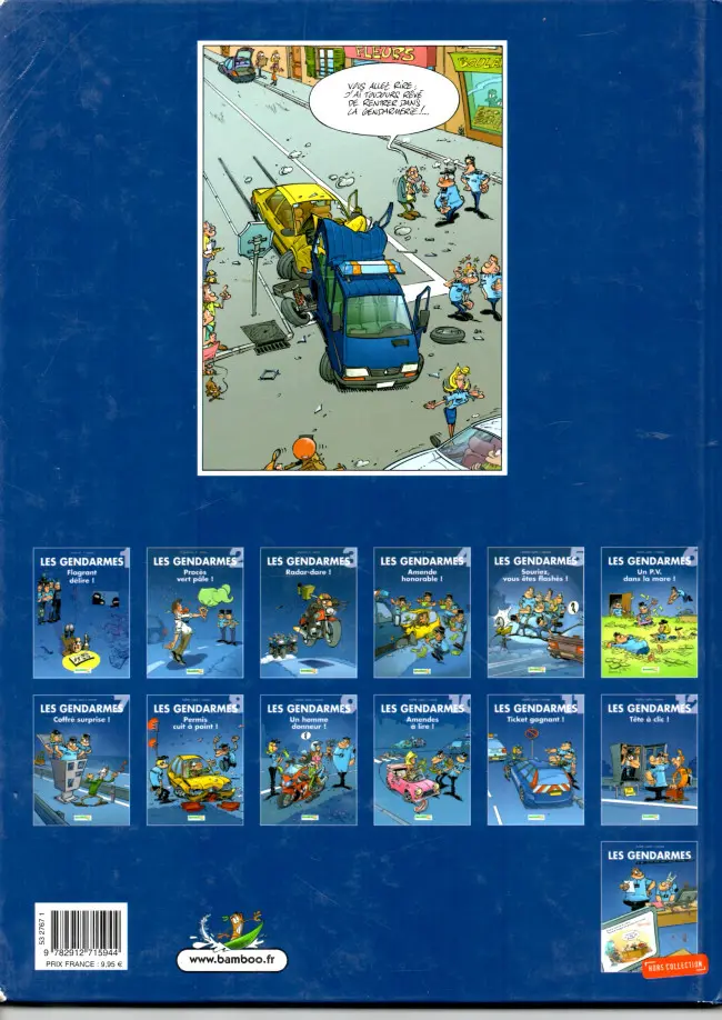 Verso de l'album Les Gendarmes Tome 6 Un P.V. dans la mare !