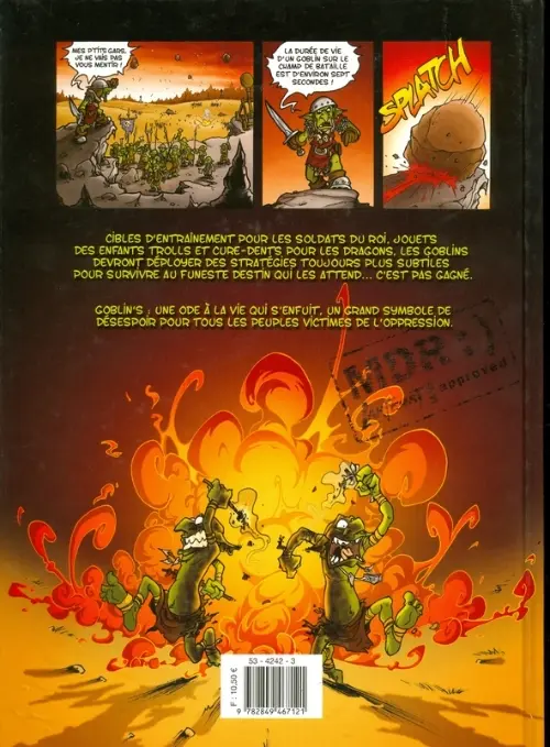 Verso de l'album Goblin's Tome 1 Bêtes et méchants