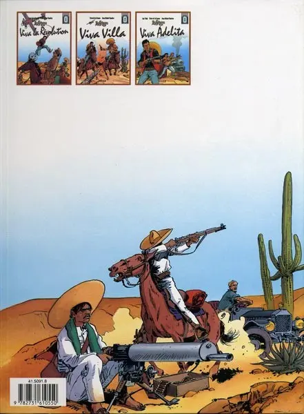 Verso de l'album Les Gringos Tome 1 Viva la révolution