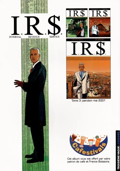 Verso de l'album I.R.$. Tome 1 La voie fiscale