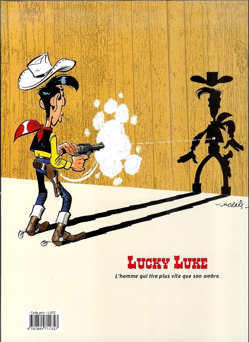 Verso de l'album Les aventures de Lucky Luke Tome 1 La belle province