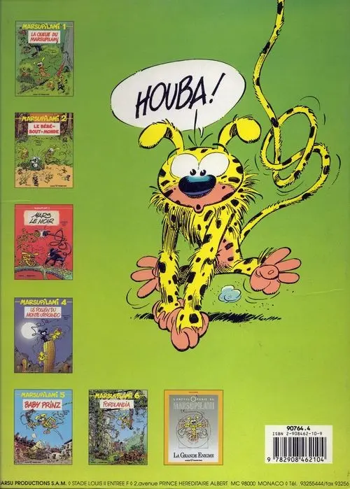 Verso de l'album Marsupilami Tome 2 Le bébé du bout du monde