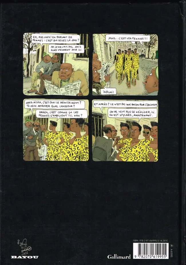 Verso de l'album Aya de Yopougon Tome 4