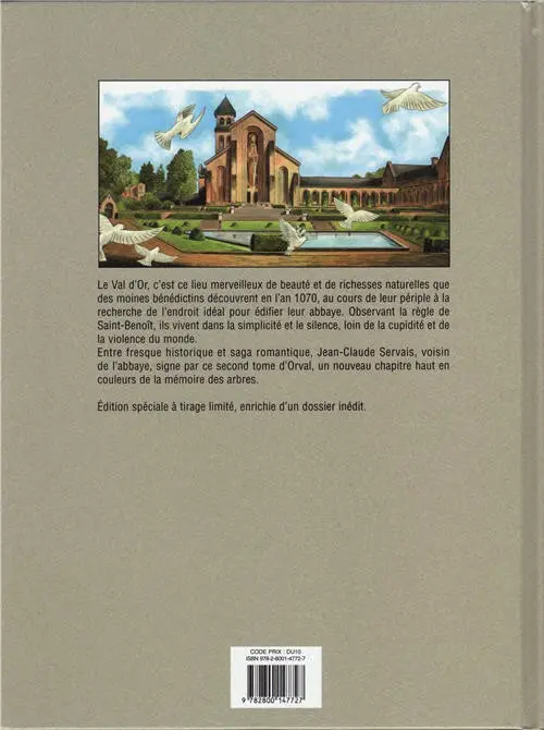 Verso de l'album Orval Deuxième partie