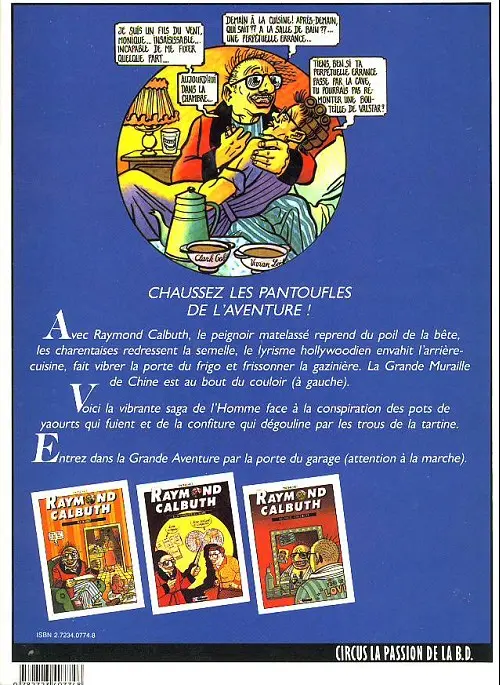 Verso de l'album Raymond Calbuth Tome 1 Fils du vent