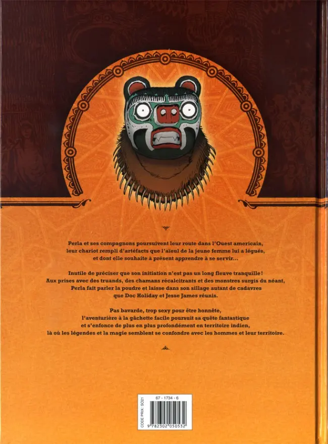 Verso de l'album Badlands Tome 2 Le danseur au grizzli