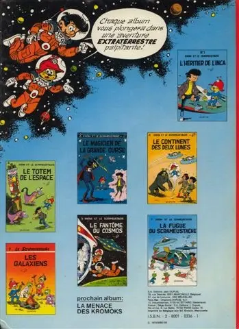Verso de l'album Le Scrameustache Tome 1 L'héritier de l'Inca