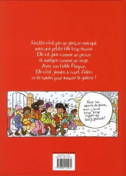 Verso de l'album Top Linotte Tome 1 Trop stylé