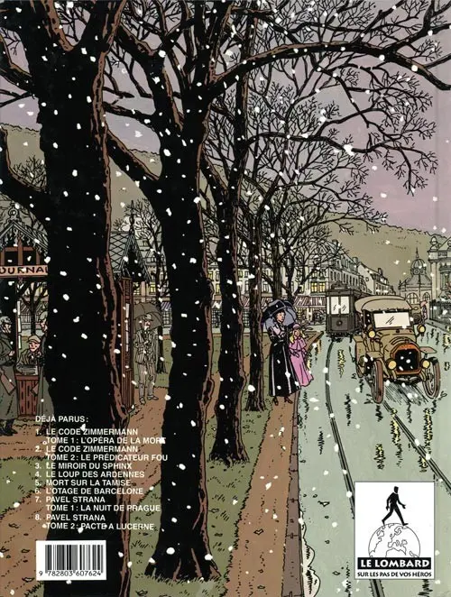 Verso de l'album Victor Sackville Tome 4 Le loup des Ardennes